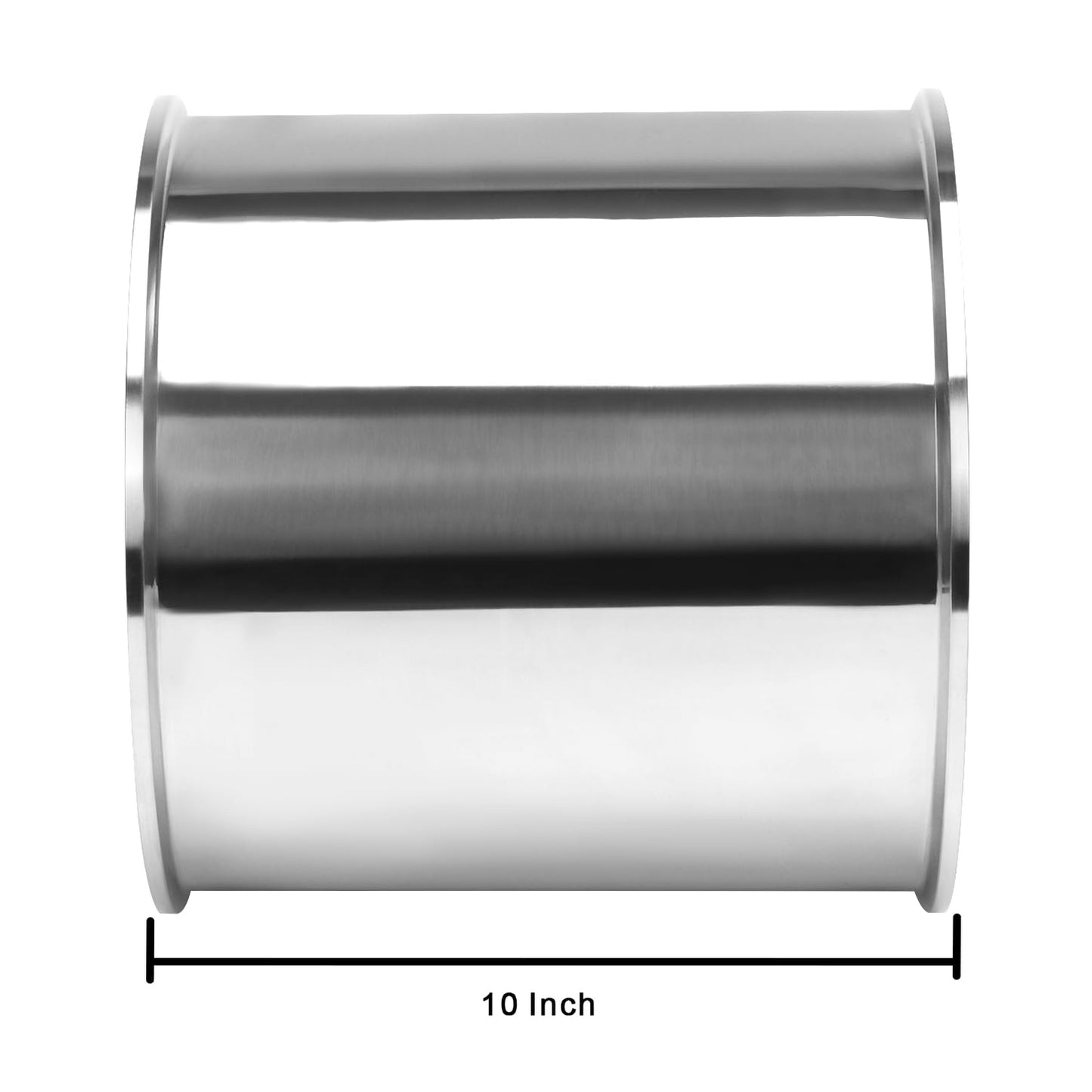 DERNORD 10" Sanitary Spool Tube Stainless Steel Seamless Round Tubing