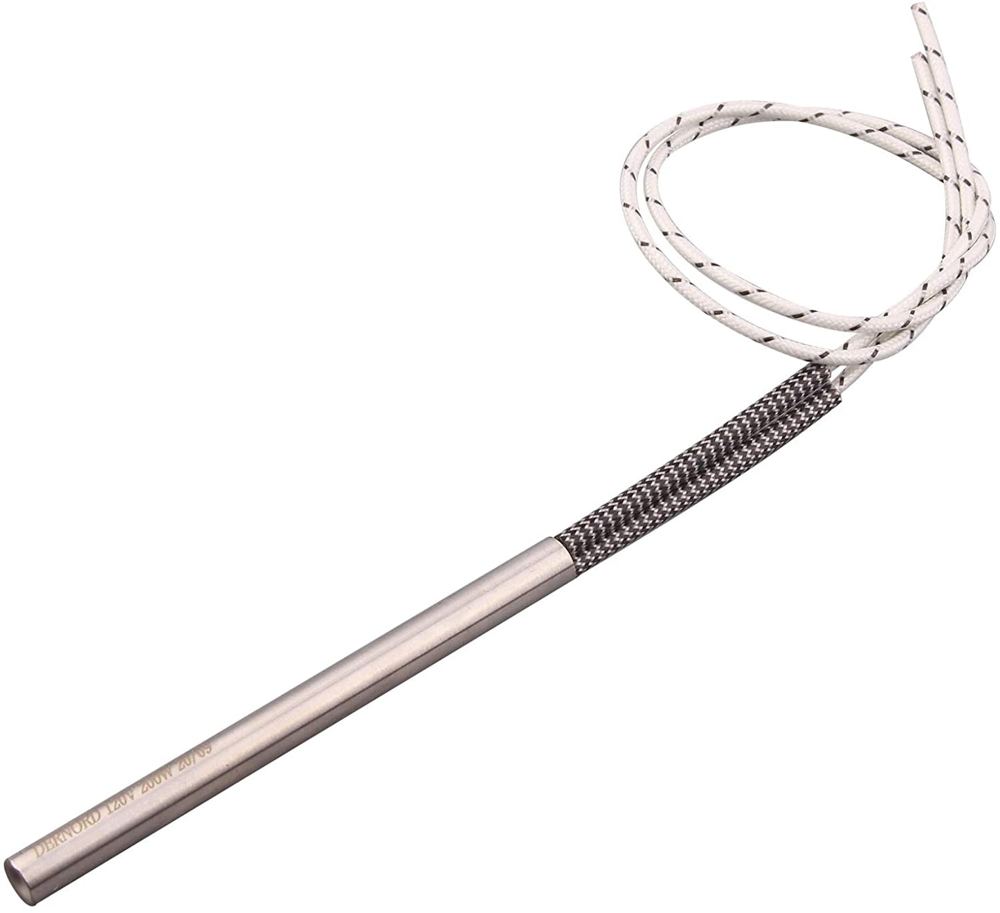 DERNORD 120V 150W/200W Cartridge Heater Electric Hot Rod Stainless Steel Heating Element Replacement