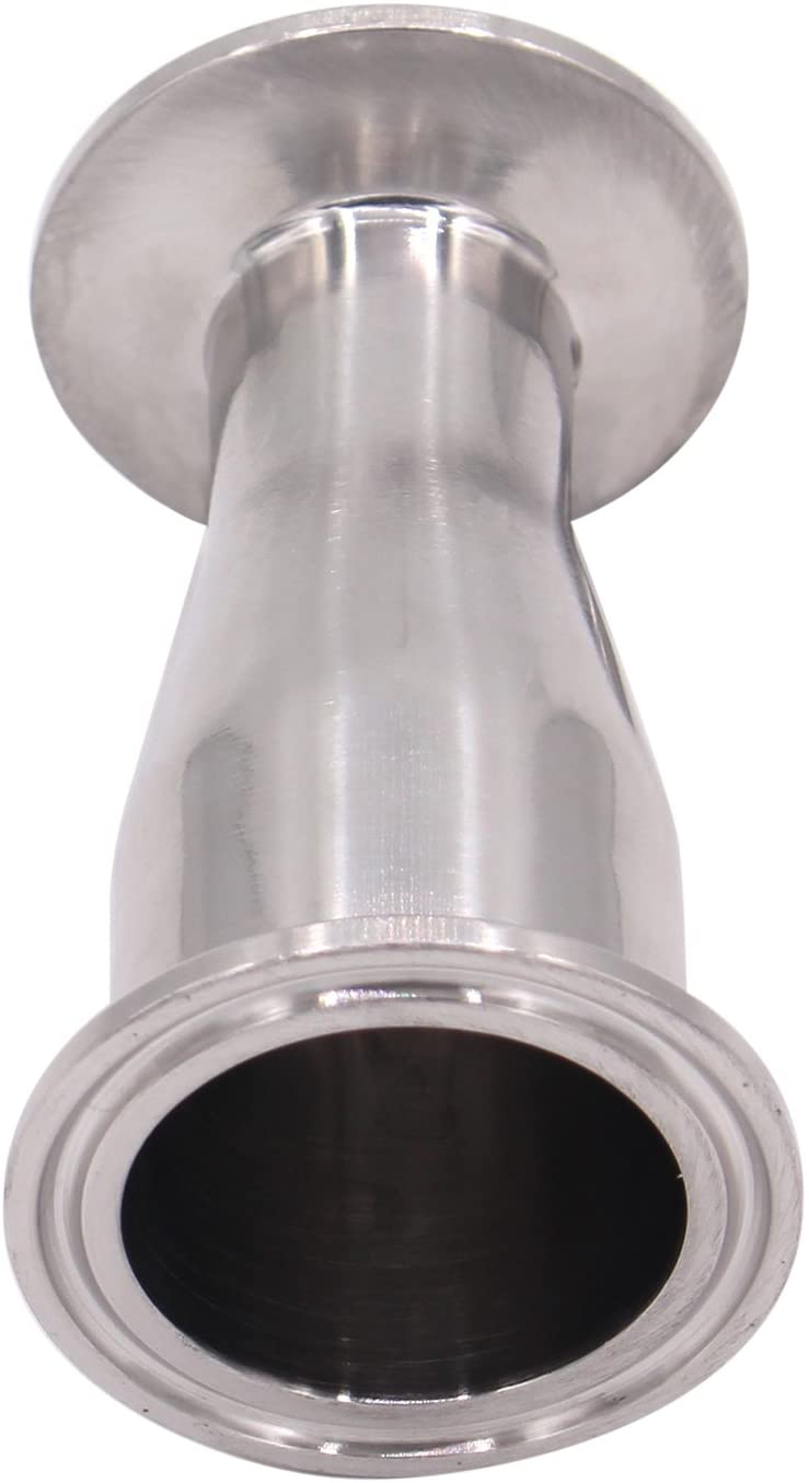 Sanitary Fitting Reducer | Tri Clamp Ferrule Style 1.5 inch to 4 inch