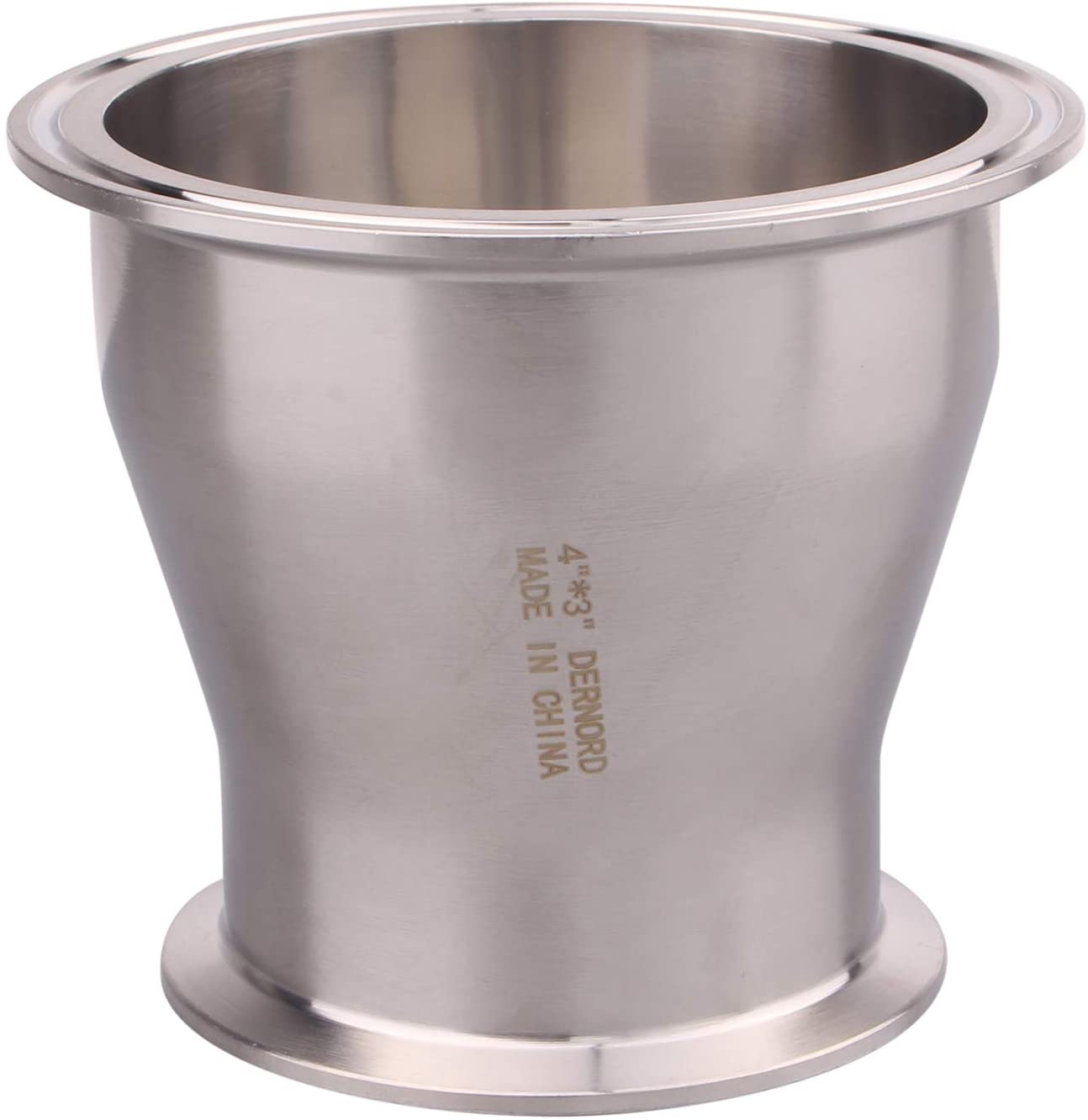 Sanitary Fitting Reducer | Tri Clamp Ferrule Style 1.5 inch to 4 inch