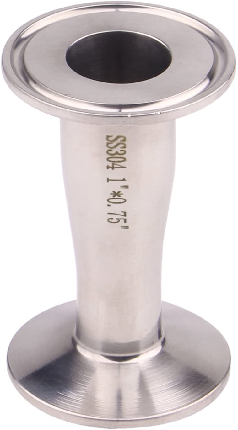 Sanitary Fitting Reducer | Tri Clamp Ferrule Style 1.5 inch to 4 inch