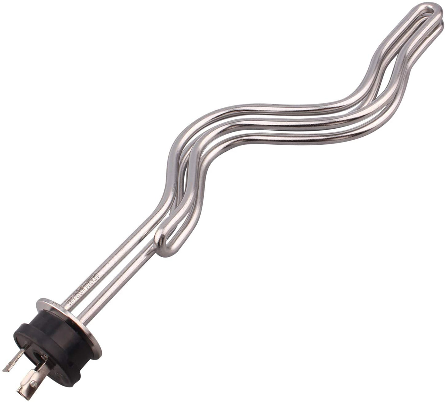 DERNORD 240V 4500W/5500W/6500W 1.5 Tri-clamp Ripple Heating Element Stainless Steel Immersion Water Heater with 3-Wire Electrical Locking Plug