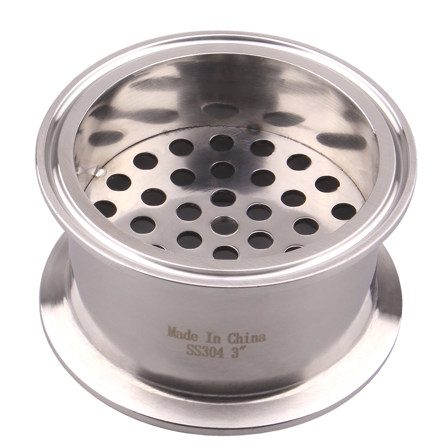 Tri Clamp Filter Plate | Sanitary Fitting | with 6mm Holes