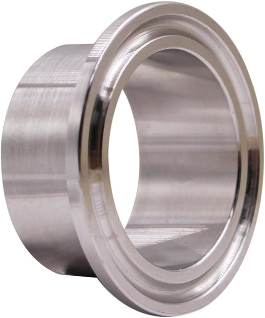 Stainless Steel Sanitary Fitting | Weld Clamp Ferrule | Fits Tri Clamp