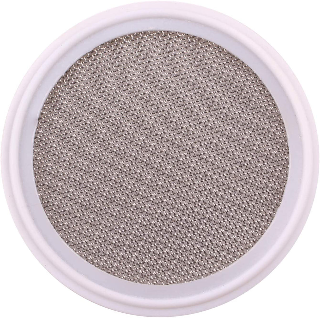 3" PTFE (Teflon) Sanitary Gasket | Stainless Screen | Tri Clamp Clover
