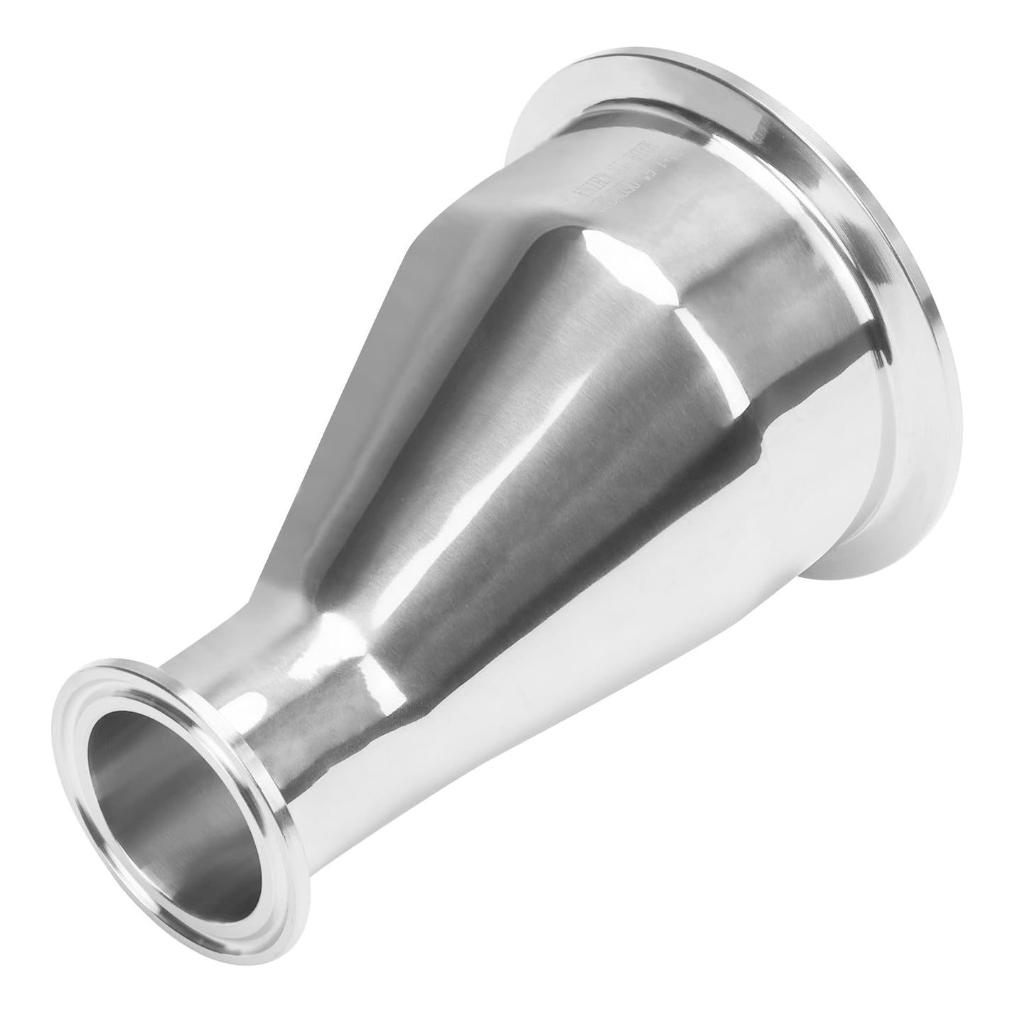 2" x 1.5" SS304 Eccentric Reducer Tri clamp Sanitary Fitting