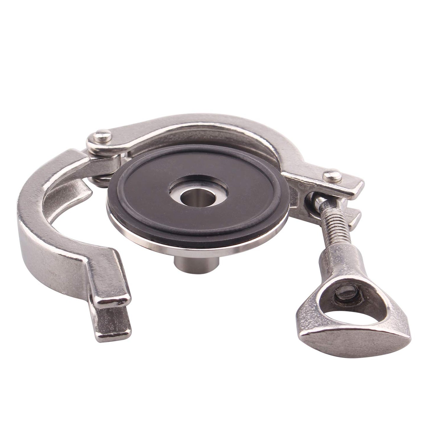 Durable 1.5" Stainless Steel Clamp Set for Sanitary Pipe Welding