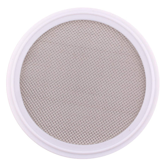 DERNORD 4" PTFE (Teflon) Sanitary Gasket w/Stainless Screen - Tri Clamp Clover