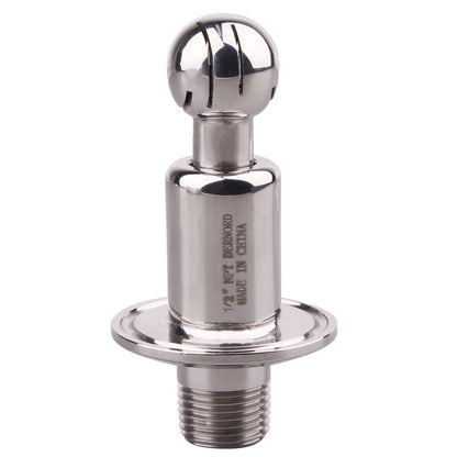 DERNORD Sanitary Rotary Spray Ball 1.5"TC X 1/2"MNPT CIP Tank Cleaning Ball