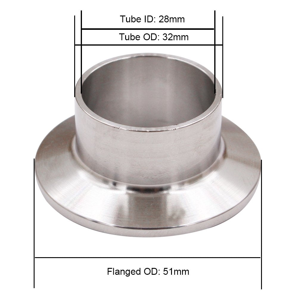 Dernord Sanitary pipe weld Ferrule