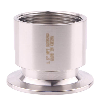 Tri clamp Adapter | to FNPT Thread Ferrule | Sanitary Pipe Fitting