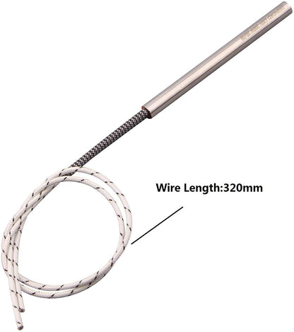 DERNORD 120V 150W/200W Cartridge Heater Electric Hot Rod Stainless Steel Heating Element Replacement
