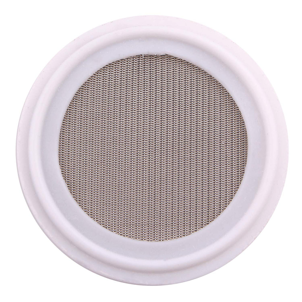 1.5" PTFE (Teflon) Sanitary Gasket | with Stainless Screen | Tri Clamp Clover