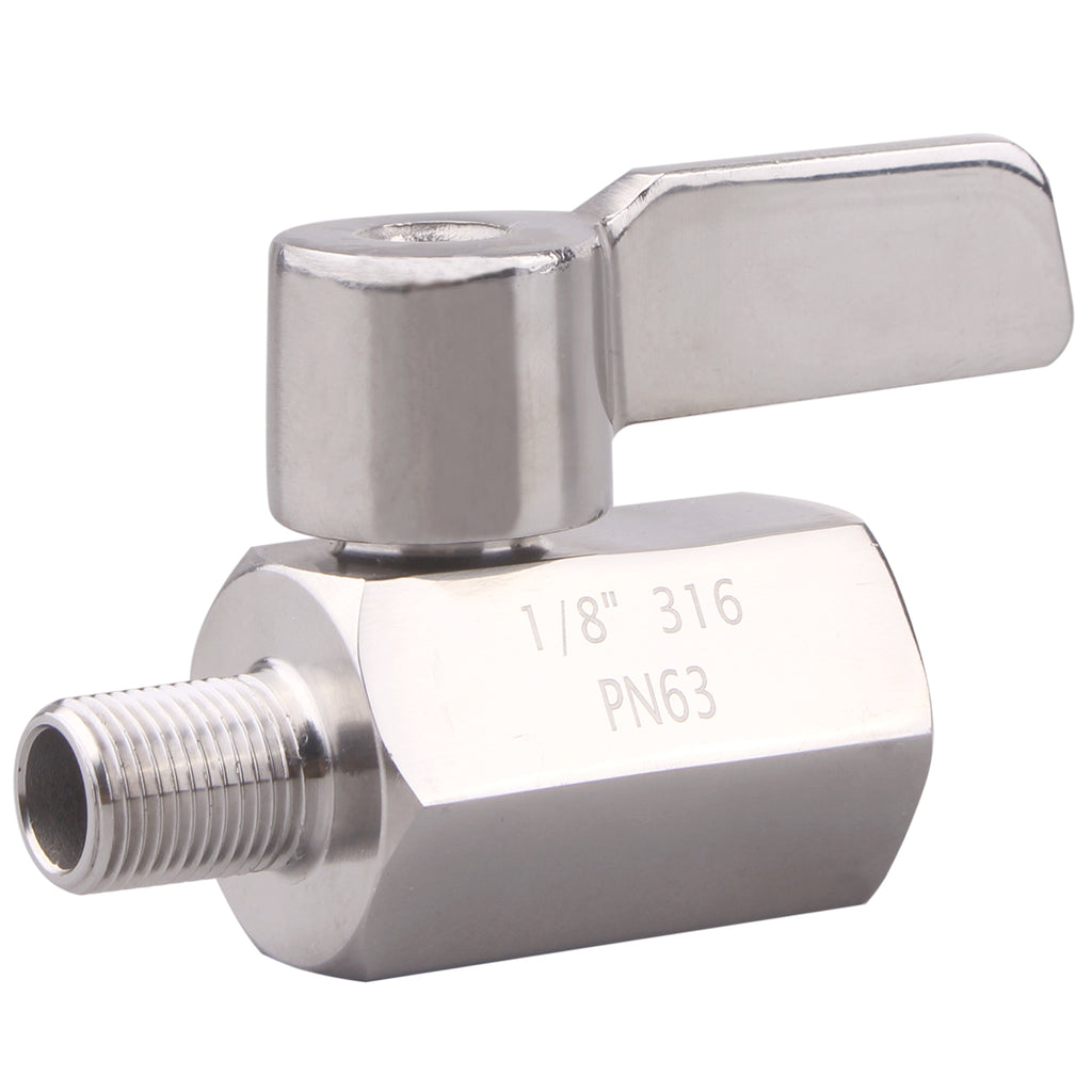 Stainless Steel Mini Ball valves | NPT thread SUS316