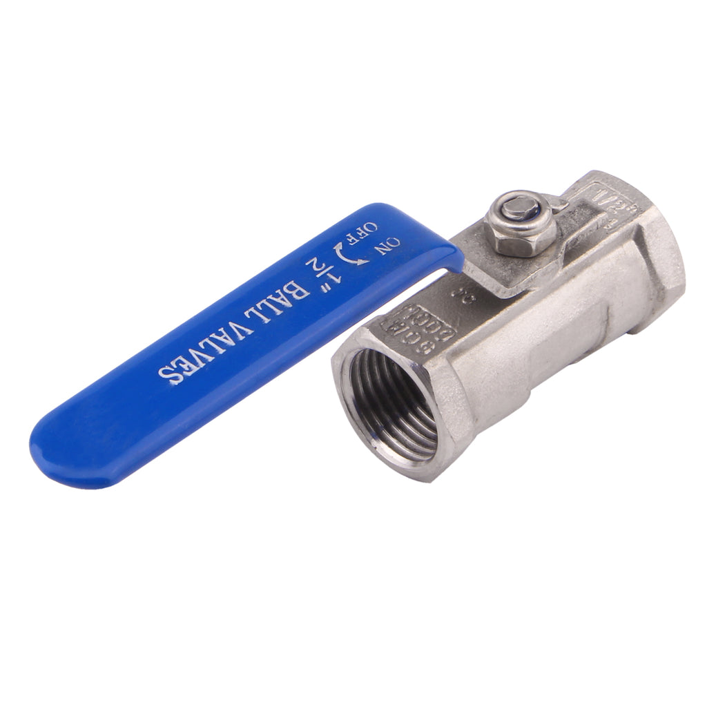 Stainless Steel Ball Valve | 1PC Type NPT thread Standard Port for Water, Oil, and Gas