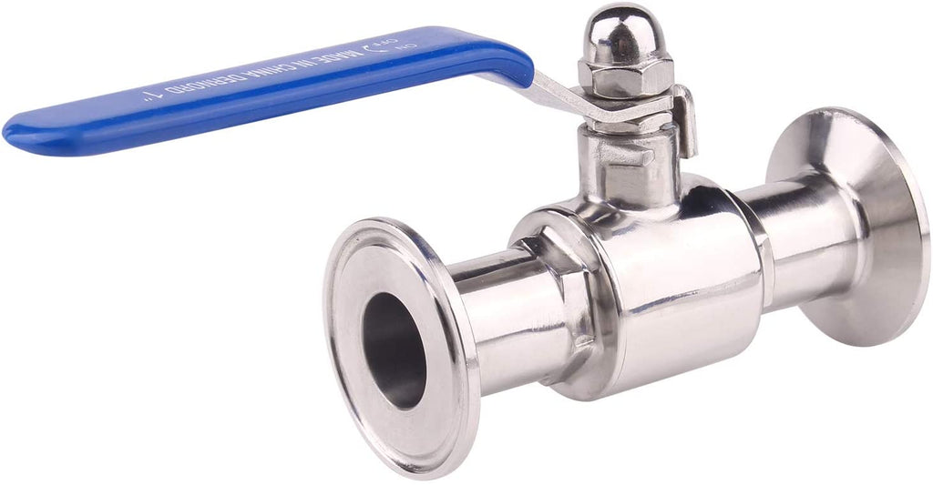 DERNORD 1.5''Tri-Clamp& 2''Tri-Clamp  Ball Valve 2PC Stainless Steel 304,PTFE Lined