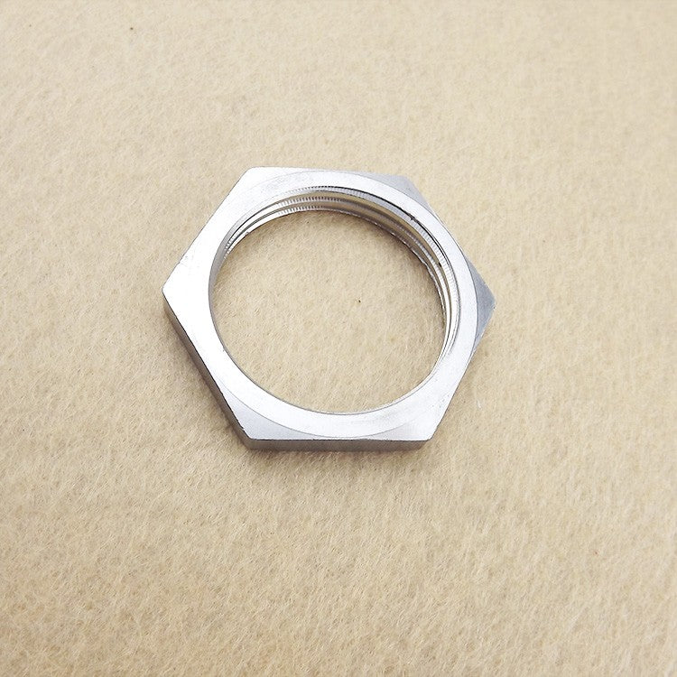 Cast Pipe Fitting  | Hex Lock nut | 1 inch  NPT  Female SUS304