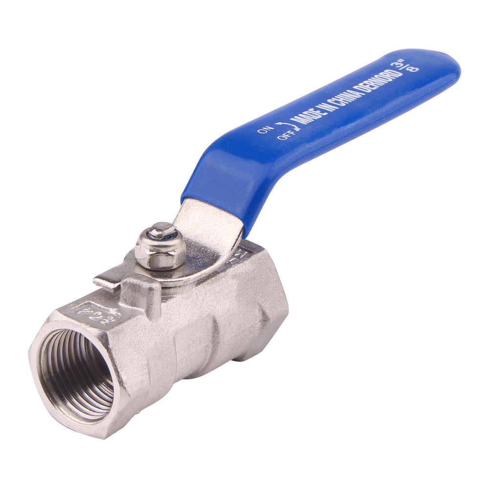 Stainless Steel Ball Valve | 1PC Type NPT thread Standard Port for Water, Oil, and Gas