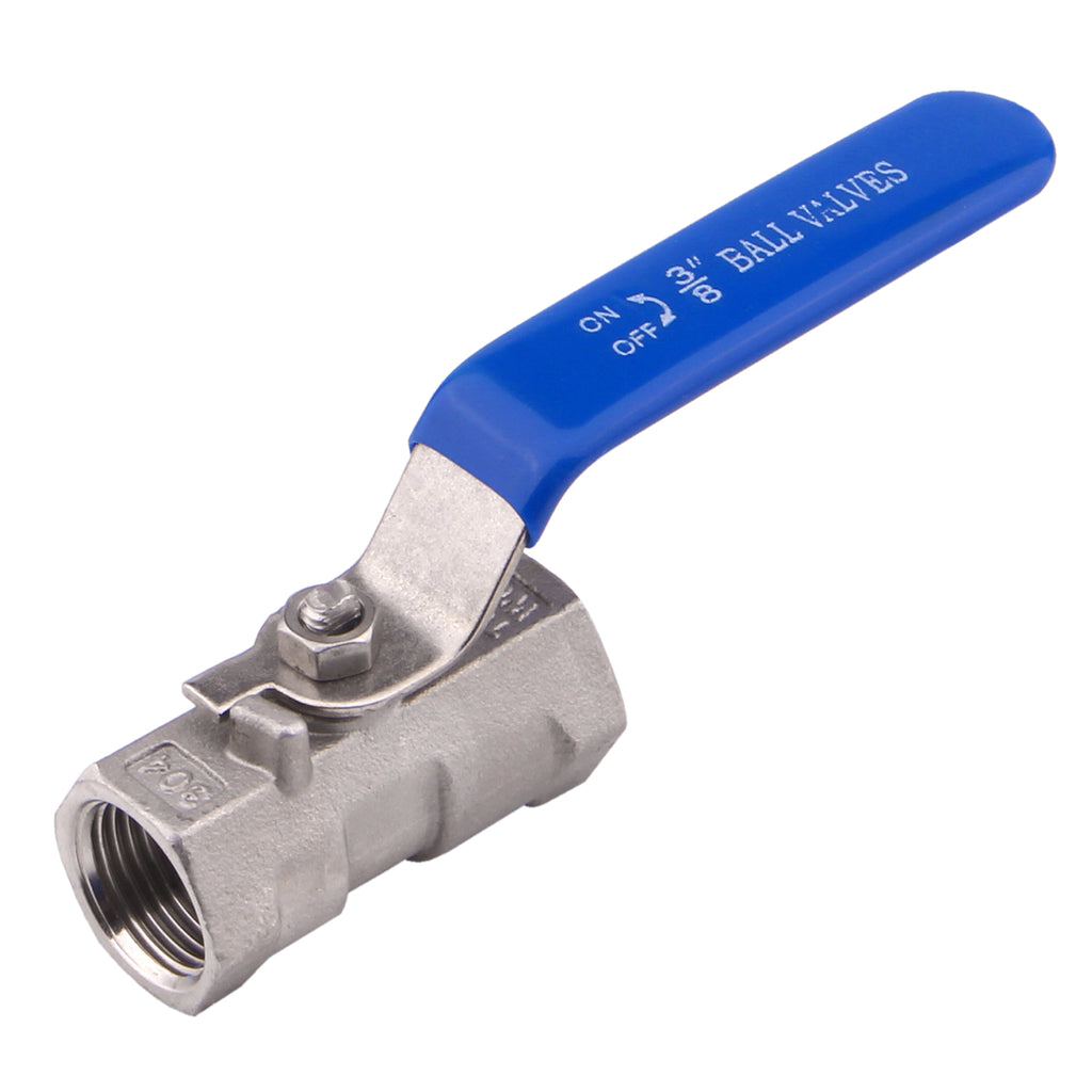 Stainless Steel Ball Valve | 1PC Type NPT thread Standard Port for Water, Oil, and Gas