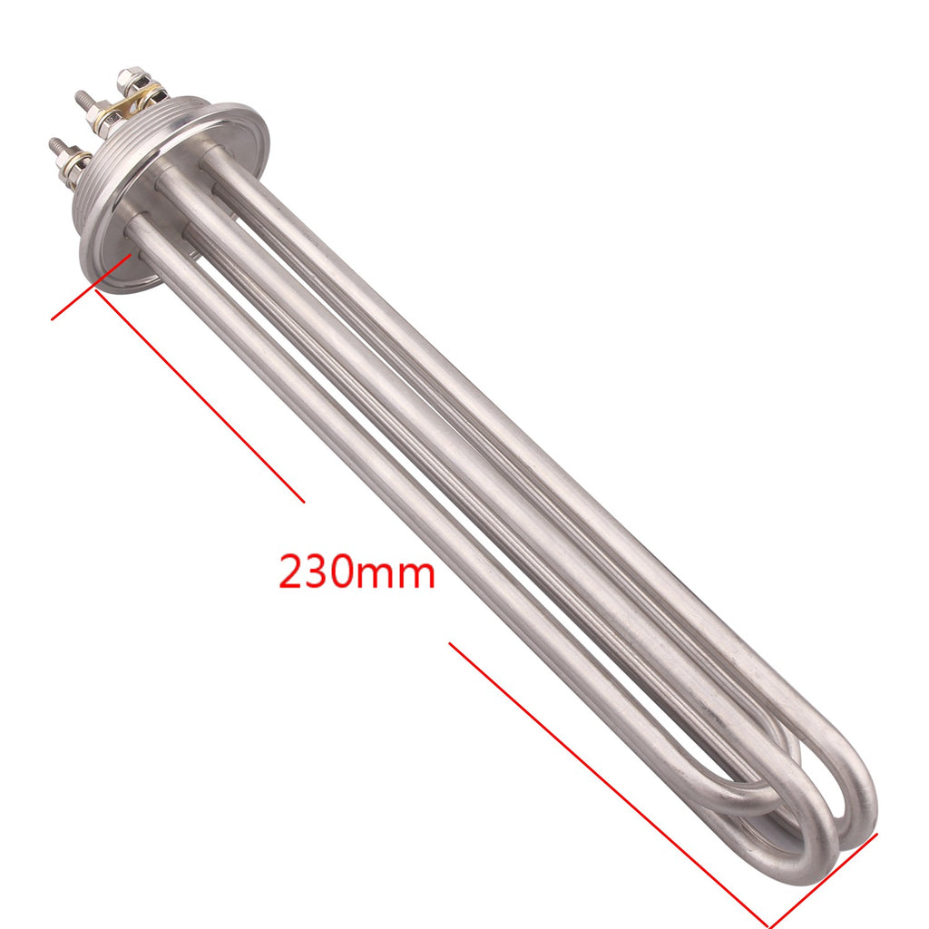 Tri clamp Heating Element ｜ Immersion water Heater | Homebrew Electric Brewery barrel