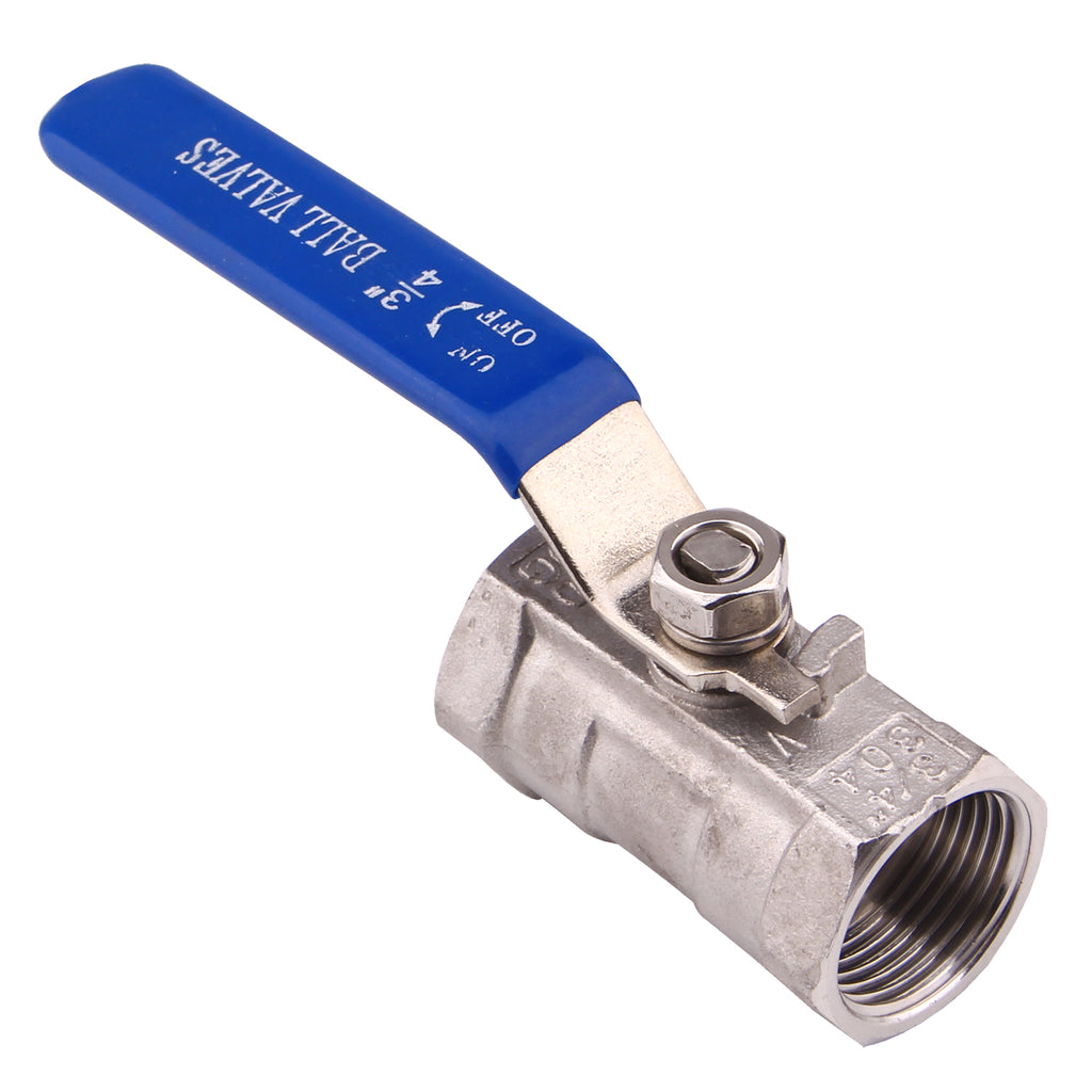 Stainless Steel Ball Valve | 1PC Type NPT thread Standard Port for Water, Oil, and Gas