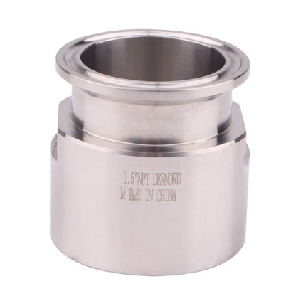 Tri clamp Adapter | to FNPT Thread Ferrule | Sanitary Pipe Fitting