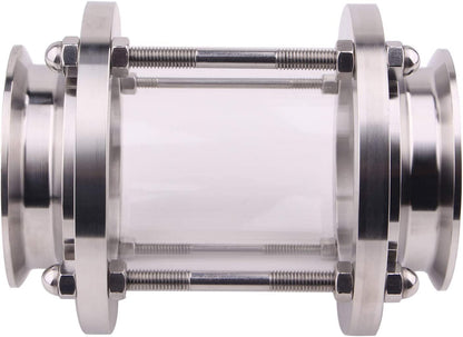 In-Line Sight Glass | with Clamp End | Sanitary Tri-Clamp