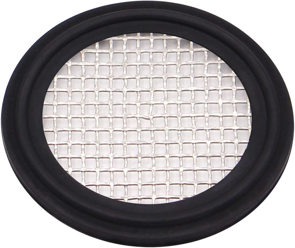3" Sanitary Gasket | Viton w/Stainless Screen | Tri Clamp Clover 10 Mesh to 150 Mesh