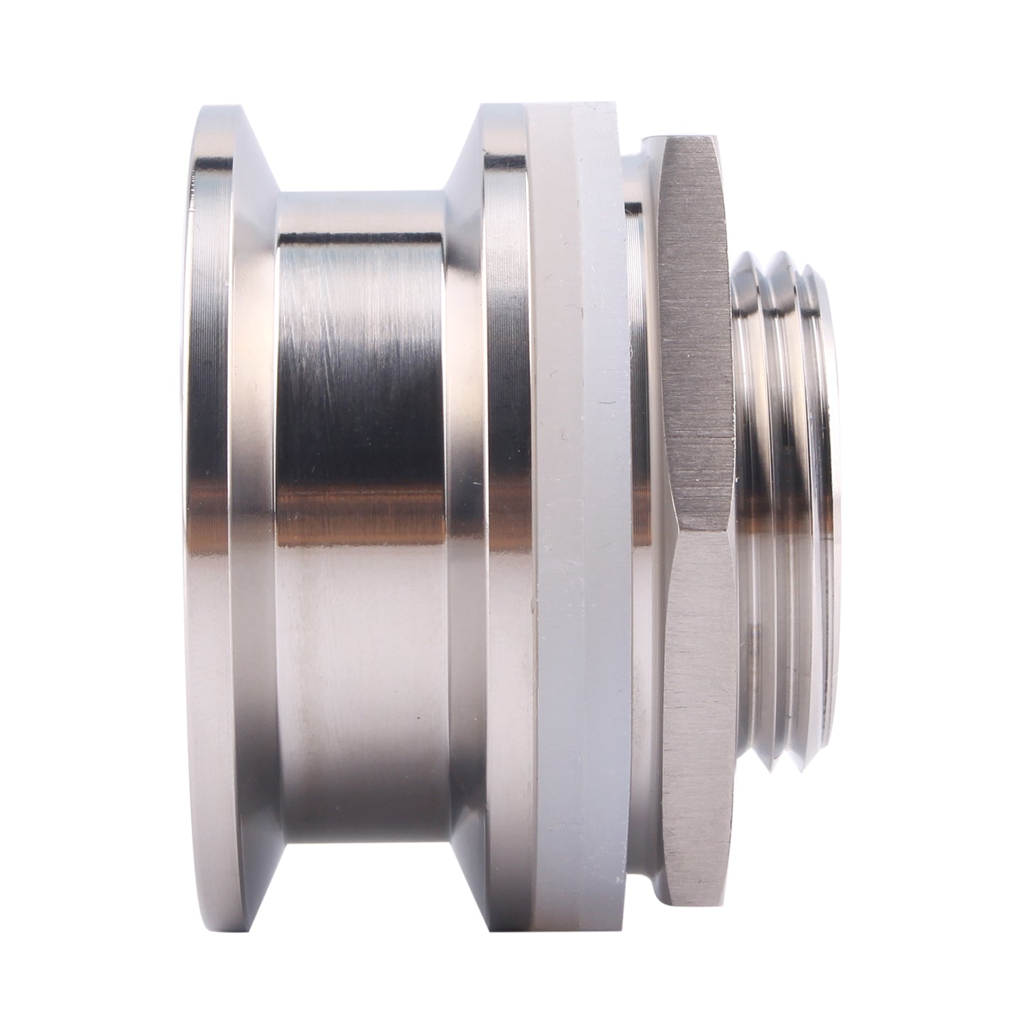 1.5" Tri Clamp Bulkhead Compression Fitting 304 Stainless Steel Weldless Homebrew Kettle Bulkhead