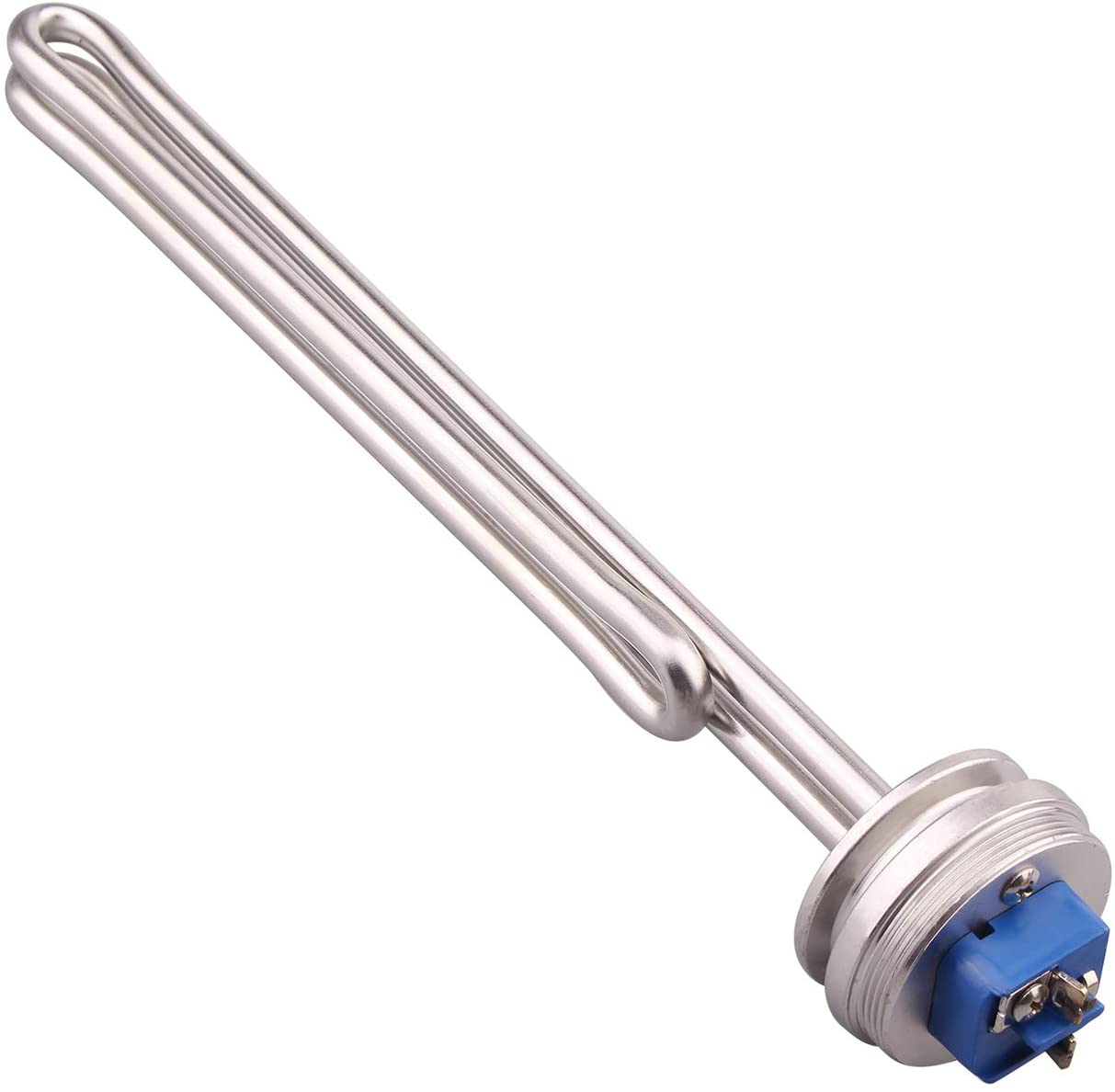 DERNORD 1.5" Inch (OD50.5mm) 240v 2500w/3500w/4500w/5500W Tri-clamp Foldback Heating Element Stainless Steel Immersion Water Heater