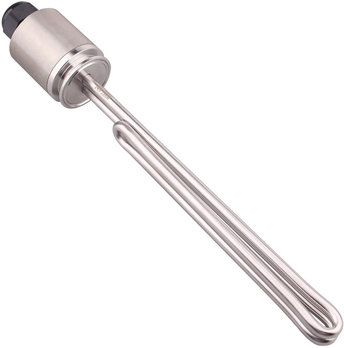 DERNORD 1.5" Inch (OD50.5mm) 240v 2500w/3500w/4500w/5500W Tri-clamp Foldback Heating Element Stainless Steel Immersion Water Heater