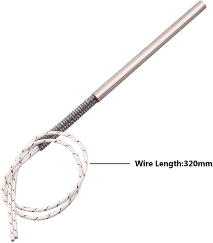 DERNORD 120V 250W Cartridge Heater Electric Hot Rod Stainless Steel Heating Element Replacement