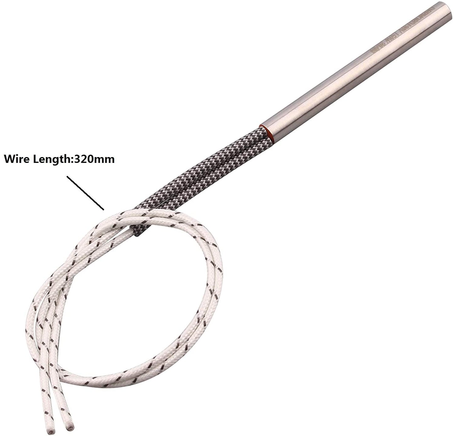DERNORD 120V 150W/200W Cartridge Heater Electric Hot Rod Stainless Steel Heating Element Replacement