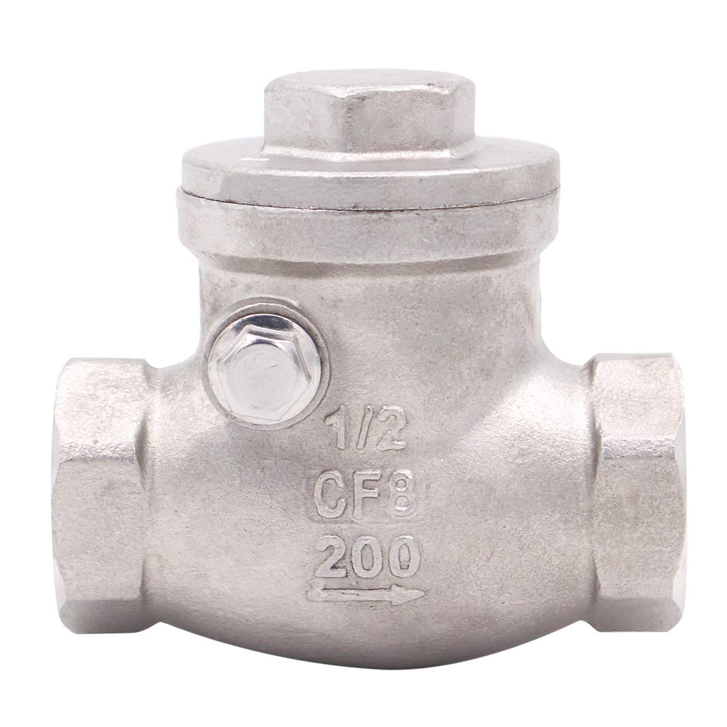 Swing Check Valve Stainless Steel | Female WOG 200 PSI SS304 CF8M Rust Free