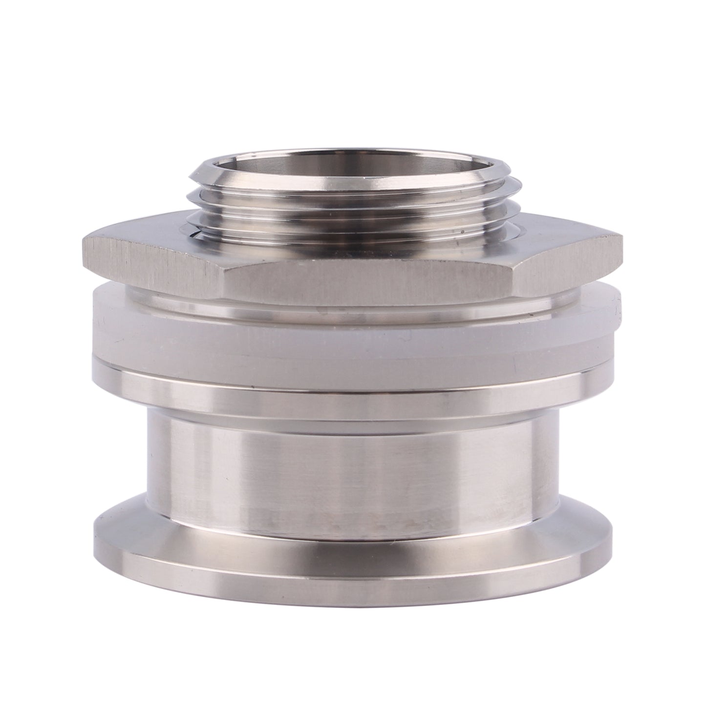 1.5" Tri Clamp Bulkhead Compression Fitting 304 Stainless Steel Weldless Homebrew Kettle Bulkhead