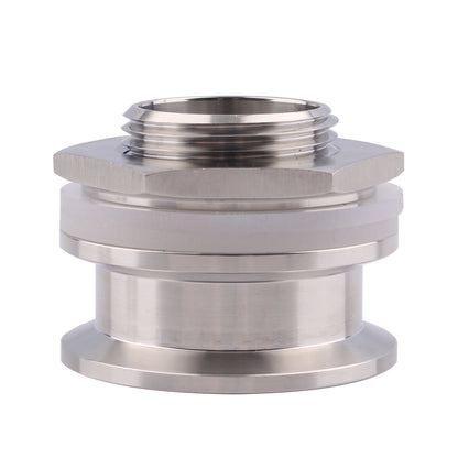 1.5" Tri Clamp Bulkhead Compression Fitting 304 Stainless Steel Weldless Homebrew Kettle Bulkhead