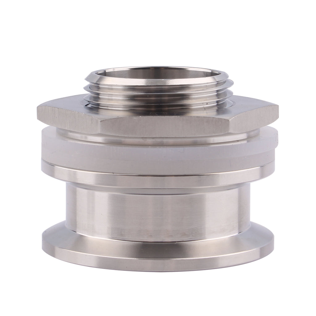 1.5" Tri Clamp Bulkhead Compression Fitting 304 Stainless Steel Weldless Homebrew Kettle Bulkhead