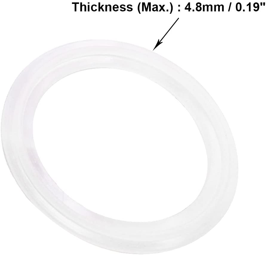 Silicone Gasket Tri-Clover O-Ring for Tri-clamp ( Pack of 20 )