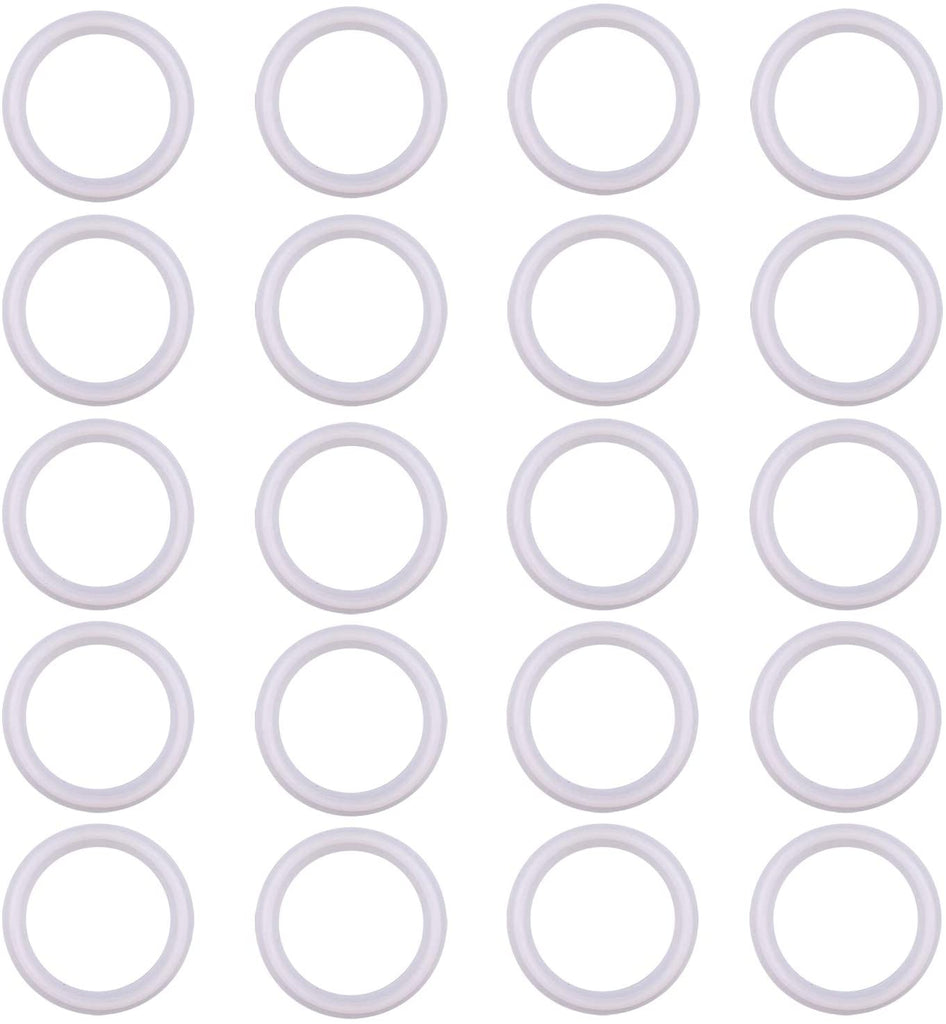 Silicone Gasket Tri-Clover O-Ring for Tri-clamp ( Pack of 20 )