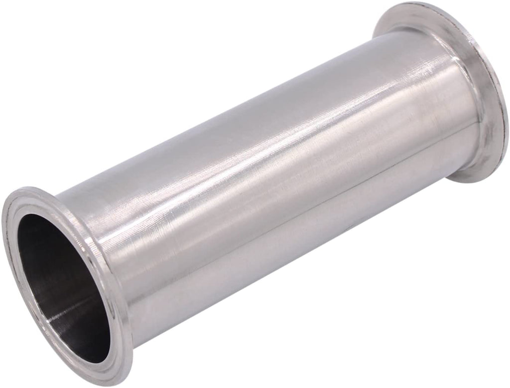 Sanitary Spool Tube ｜Seamless Round Tubing | with 2 inch Tri Clamp 64MM Ferrule